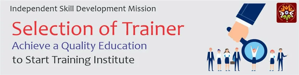 selection of trainer to register computer training institute