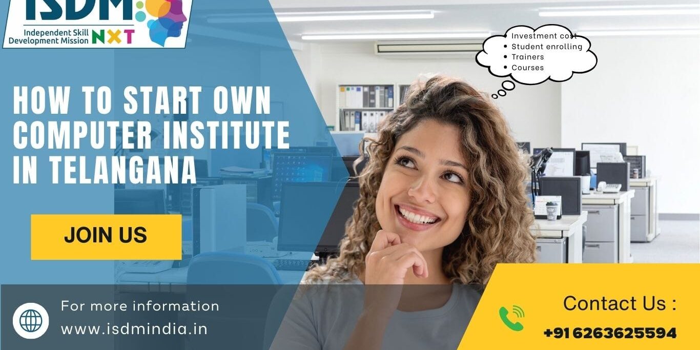 how to start computer institute in Telangana, computer education business in Telangana, computer training center in Telangana
