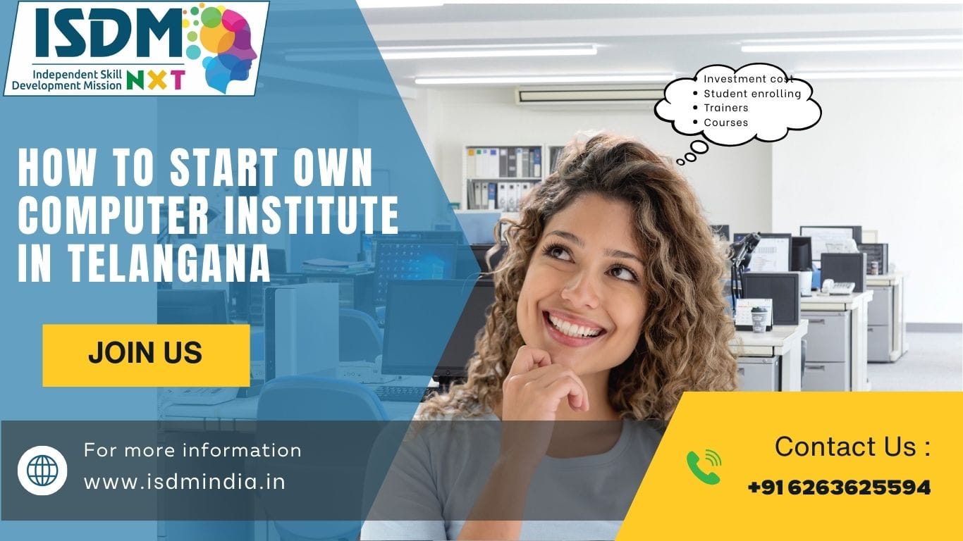 how to start computer institute in Telangana, computer education business in Telangana, computer training center in Telangana