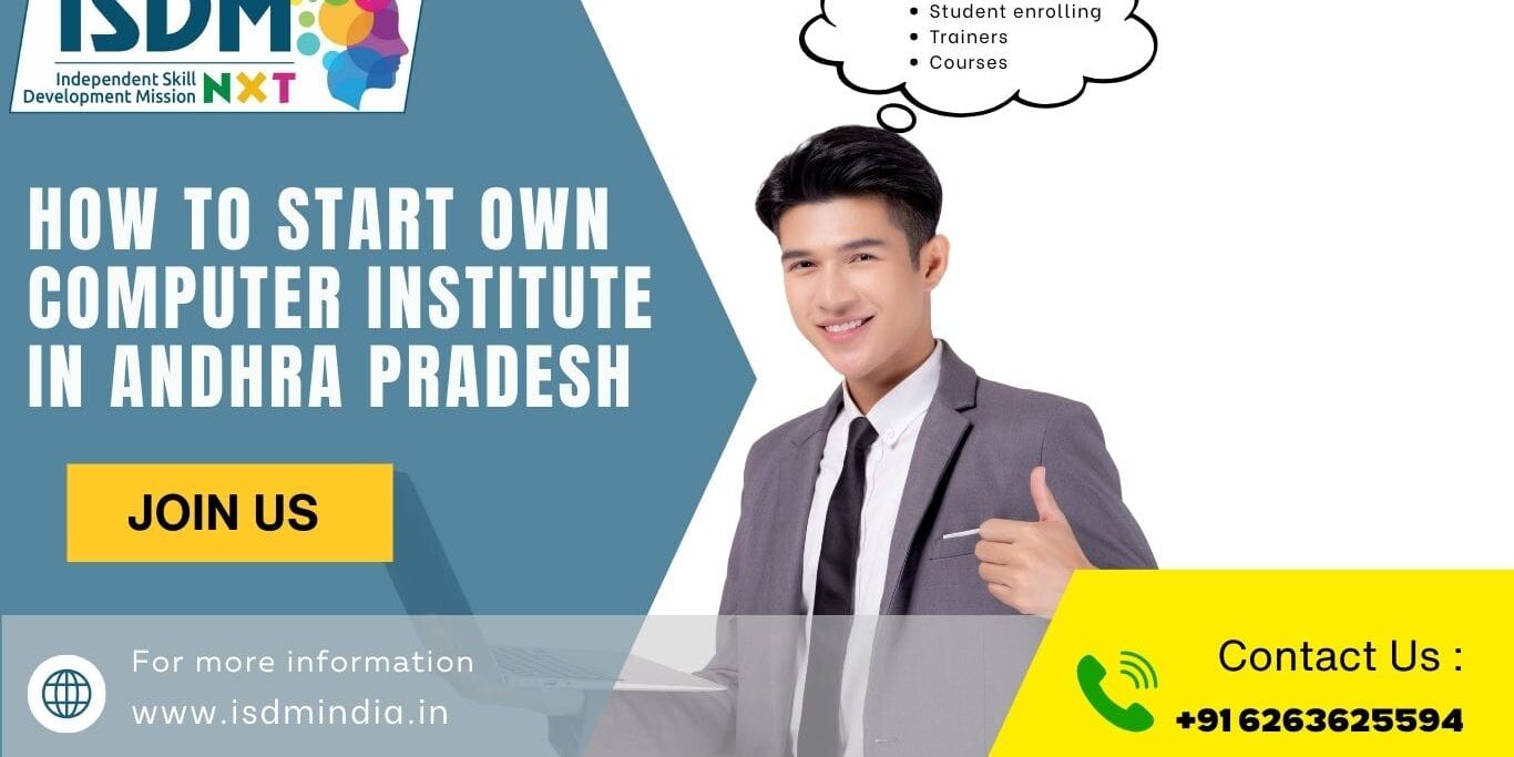 how to start computer institute in Andhra Pradesh, computer training institute business Andhra Pradesh, ISDM NxT computer institute franchise