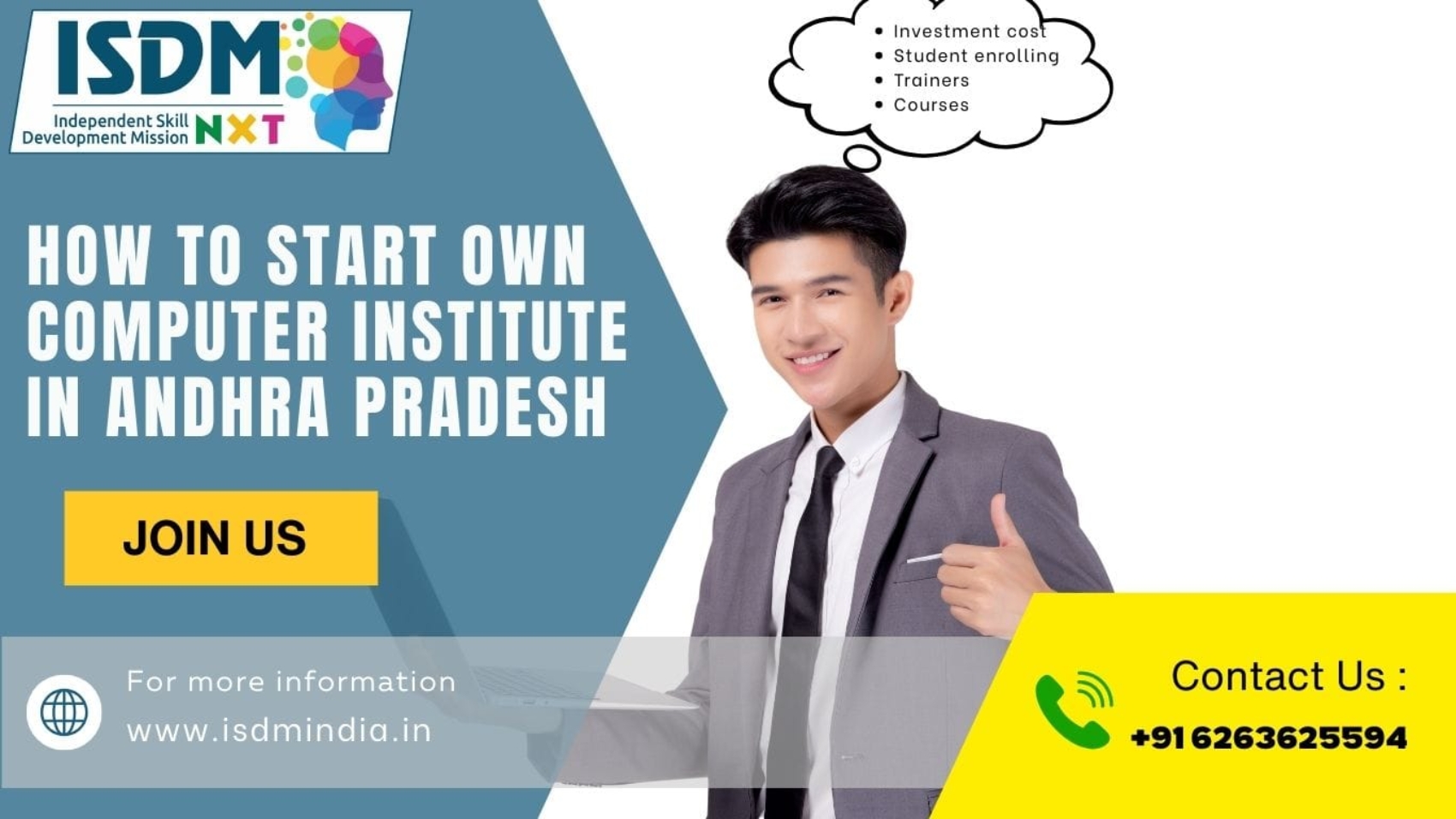 how to start computer institute in Andhra Pradesh, computer training institute business Andhra Pradesh, ISDM NxT computer institute franchise