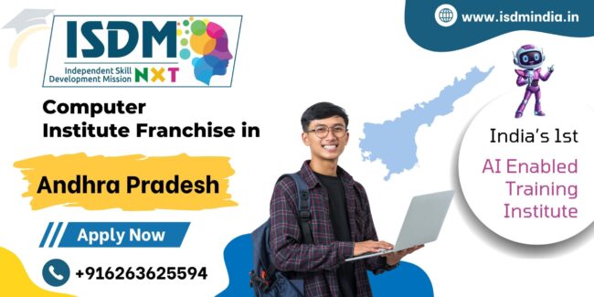 Computer institute franchise in Andhra Pradesh by ISDM NxT Computer institute franchise in Andhra Pradesh by ISDM NxT , AI enabled computer training institute franchise in Andhra Pradesh , Students learning computer courses in ISDM NxT institute Andhra Pradesh