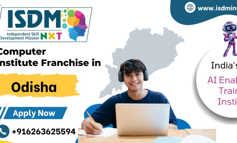Computer institute franchise in Odisha by ISDM NxT , AI enabled computer training institute franchise in Odisha , Students learning computer courses in ISDM NxT institute Odisha