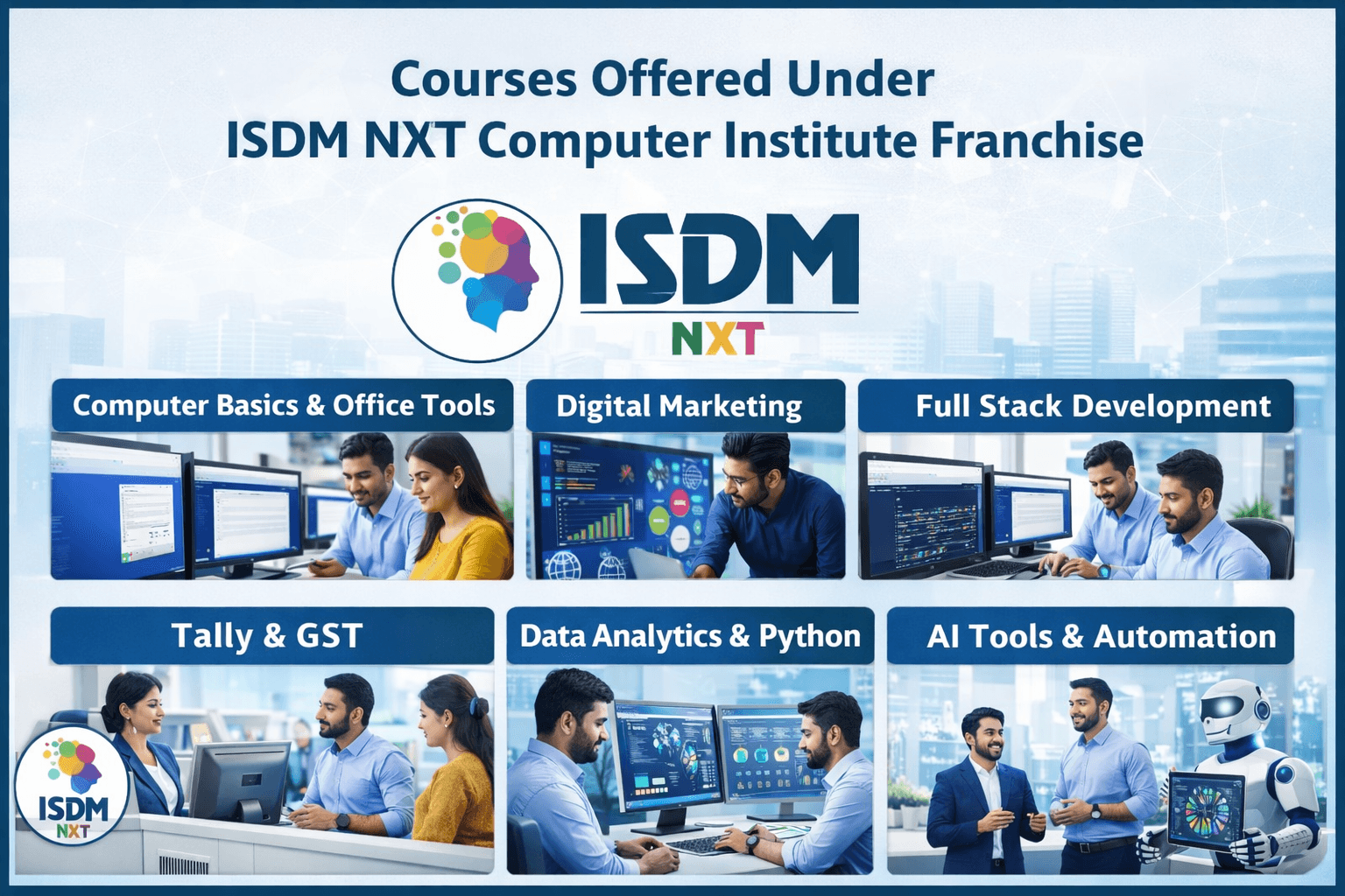 Students learning computer courses in Chhattisgarh training center , Digital marketing and computer courses in Chhattisgarh institute , Coding and software training under computer institute franchise , Tally GST and accounting courses in computer training institute Chhattisgarh