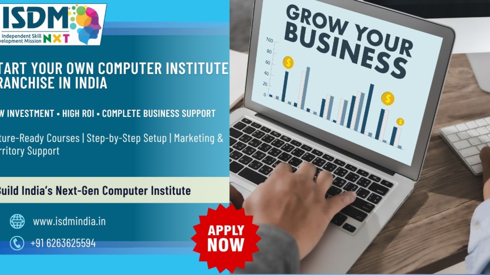 Best computer institute franchise in India, modern computer training classroom, students learning on desktop computers, professional IT training center, education business opportunity India
