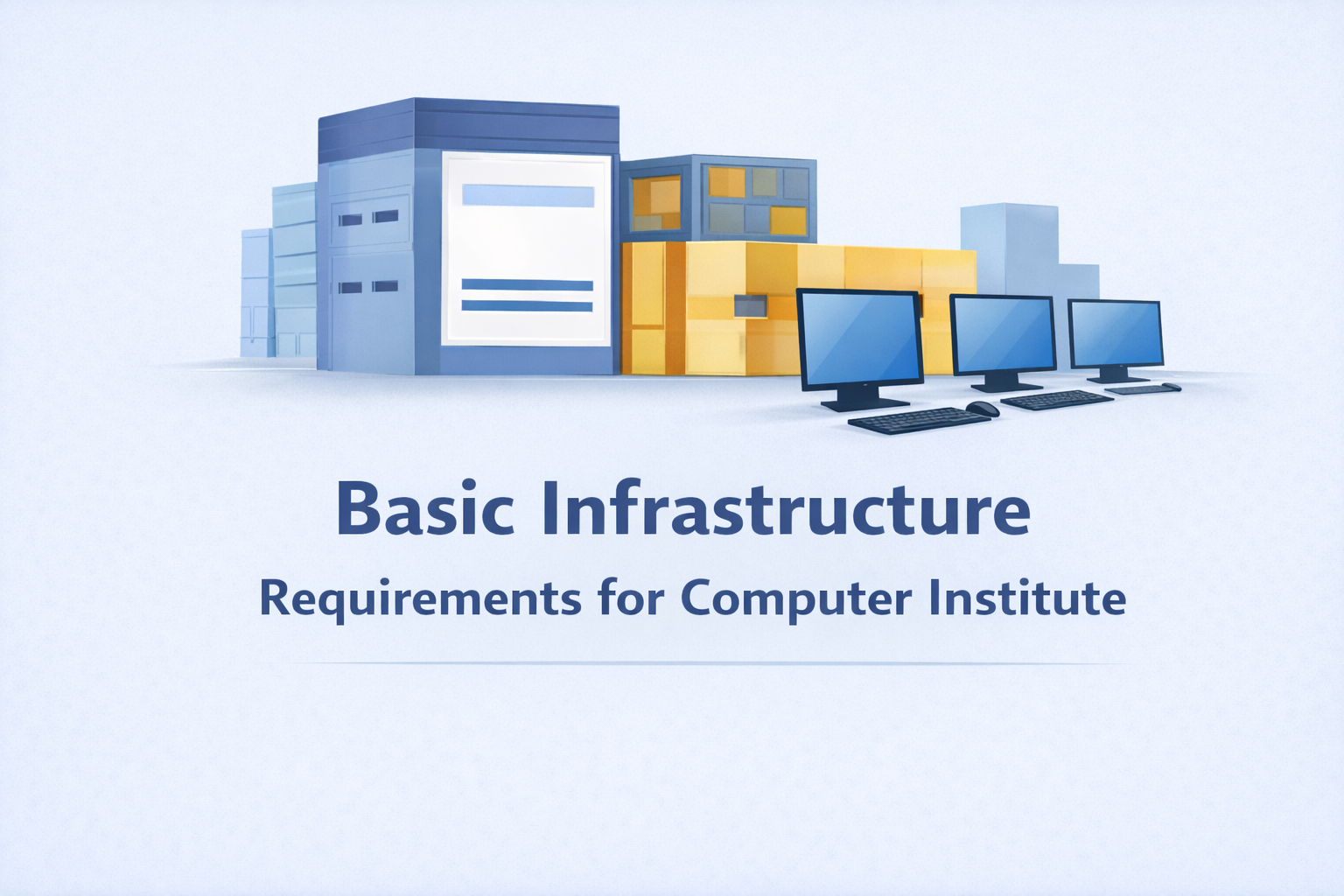 Basic infrastucture for computer institute