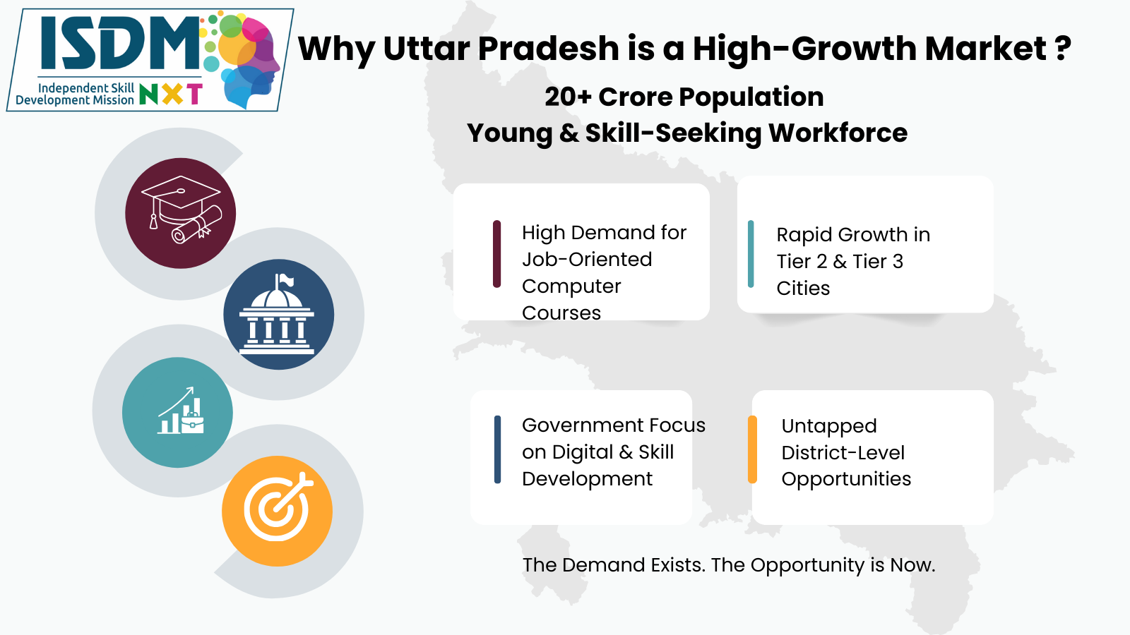 Uttar Pradesh high growth market for computer center franchise, education business opportunity in UP, demand for computer courses in Uttar Pradesh